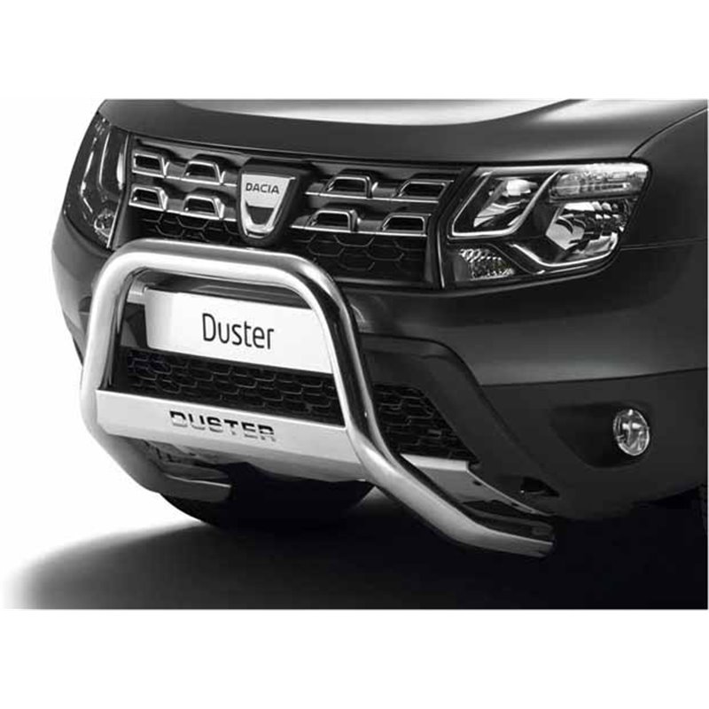 Pare-buffle Avant pour Dacia Duster 2018-2020 63 mm en Acier Noir –  omac-france
